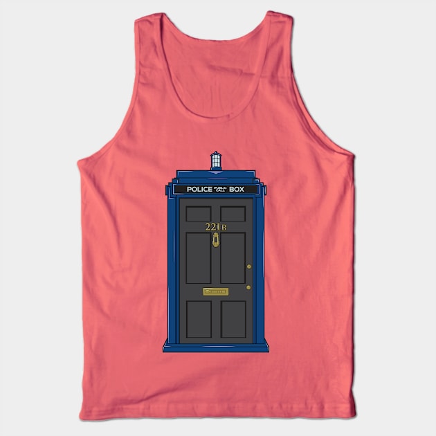 221B TARDIS Tank Top by BrayInk